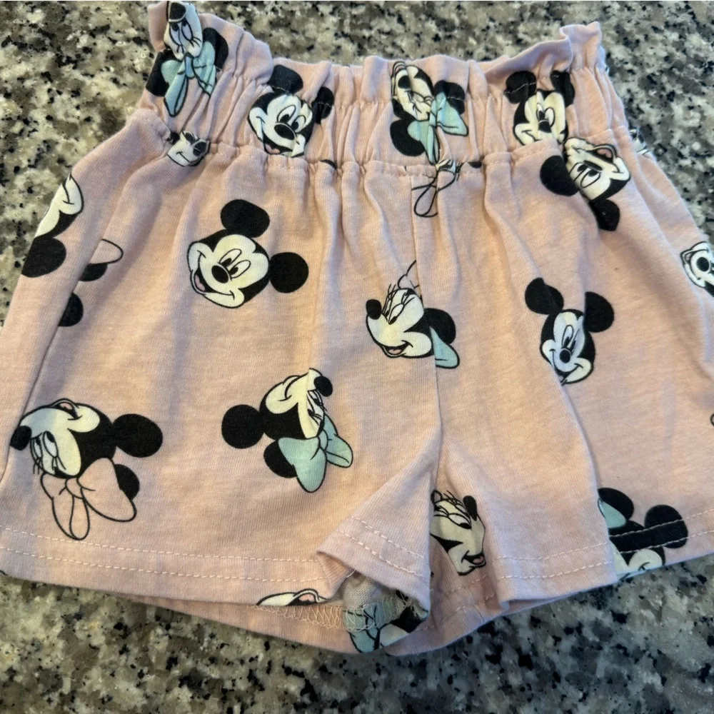 Disney Minnie Mouse Pink Diaper Cover pair of 18 month winter coat shorts